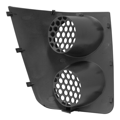 Moldura farol Strada Trekking Restyling 2 2005 a 2012 dianteiro esquerdo preto sem farol - 3421