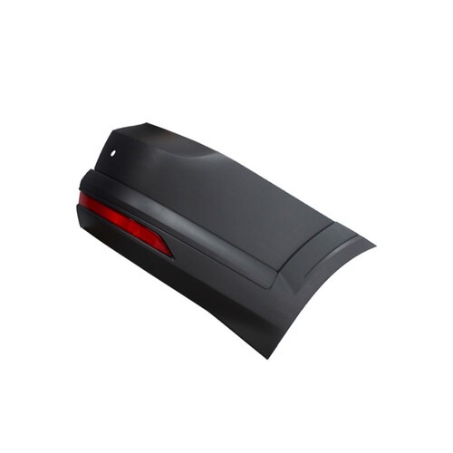 Para-choque Saveiro Cross G7 2016 a 2020 traseiro direito preto texturizado - 6657