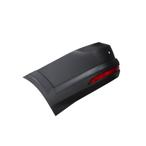 Para-choque Saveiro Cross G7 2016 a 2020 traseiro esquerdo preto texturizado - 6658