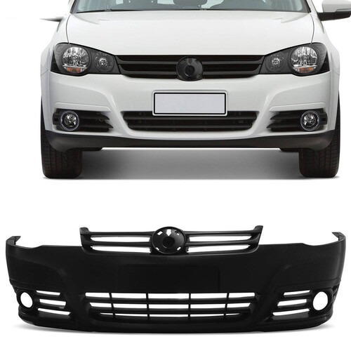 Para-choque Golf 2007 a 2014 dianteiro preto liso - 6134 Para-choque Golf 2007 a 2014 dianteiro preto liso - 6134
