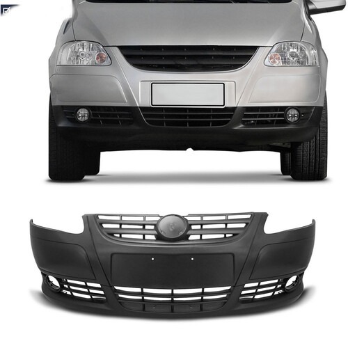 Para-choque Fox/Spacefox 2006 a 2010 dianteiro liso parcial com farol - 6472 Para-choque Fox/Spacefox 2006 a 2010 dianteiro liso parcial com farol - 6472