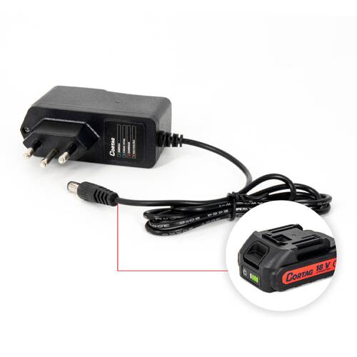 Carregador de baterias 18V para Máquina de assentar pisos MAC-100 110V/220V Carregador de baterias 18V para Máquina de assentar pisos MAC-100 110V/220V