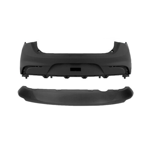 Para-choque Argo 2017 a 2022 traseiro preto sem furo sensor com spoiler - 3369K Para-choque Argo 2017 a 2022 traseiro preto sem furo sensor com spoiler - 3369K