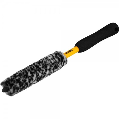 Escova para limpeza de rodas cabo plástico 30 cm Escova para limpeza de rodas cabo plástico 30 cm