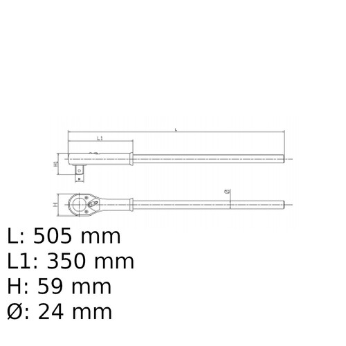 Chave catraca revers�vel 3/4