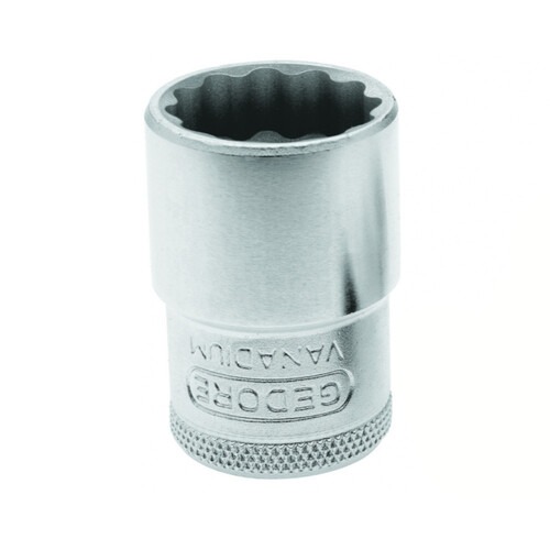 Soquete estriado encaixe 1/2 Soquete estriado encaixe 1/2