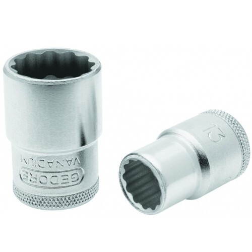 Soquete estriado encaixe 1/2 Soquete estriado encaixe 1/2