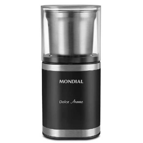 Moedor de caf� e gr�os el�trico 180W em a�o inox Dolce Arome - MCF-01-BI  110V