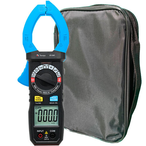 Alicate amperímetro digital 1000A True RMS AC CAT IV 600V - ET-3167 Alicate amperímetro digital 1000A True RMS AC CAT IV 600V - ET-3167