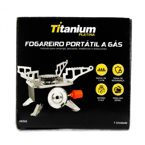 Fogareiro portátil dobrável a gás com acendimento automático - EH-12 Fogareiro portátil dobrável a gás com acendimento automático - EH-12