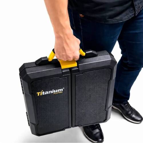 Jogo de ferramentas com 110 peças e maleta dobrável - 8727 Jogo de ferramentas com 110 peças e maleta dobrável - 8727