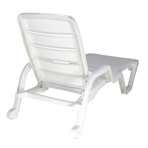 Kit 4 Espregui�adeiras em polipropileno 4 posi��es branca - Leblon