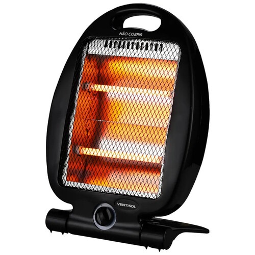 Aquecedor elétrico 800W quartzo 2 em 1 com 2 níveis de aquecimento - AQ02I 220V Aquecedor elétrico 800W quartzo 2 em 1 com 2 níveis de aquecimento - AQ02I 220V