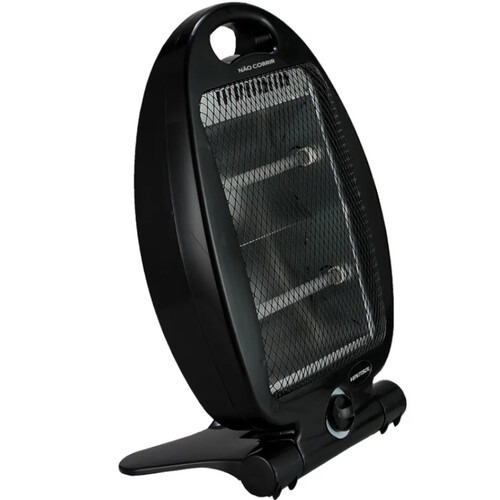 Aquecedor elétrico 800W quartzo 2 em 1 com 2 níveis de aquecimento - AQ02I 220V Aquecedor elétrico 800W quartzo 2 em 1 com 2 níveis de aquecimento - AQ02I 220V