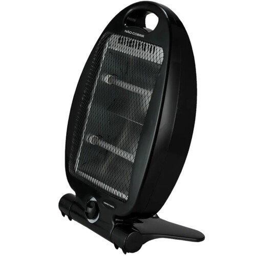 Aquecedor elétrico 800W quartzo 2 em 1 com 2 níveis de aquecimento - AQ02I 220V Aquecedor elétrico 800W quartzo 2 em 1 com 2 níveis de aquecimento - AQ02I 220V