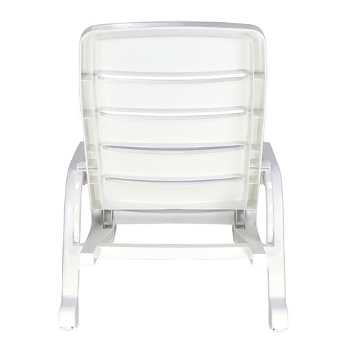 Kit 2 Espreguiçadeiras em polipropileno 4 posições branca - Leblon Kit 2 Espreguiçadeiras em polipropileno 4 posições branca - Leblon