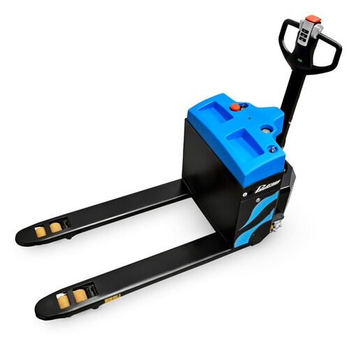 Transpalete elétrico tracionado 2100 kg 680 x 1150 mm com carregador e bateria - TE21 Transpalete elétrico tracionado 2100 kg 680 x 1150 mm com carregador e bateria - TE21