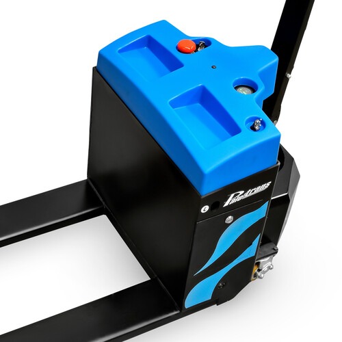 Transpalete elétrico tracionado 2100 kg 680 x 1150 mm com carregador e bateria - TE21 Transpalete elétrico tracionado 2100 kg 680 x 1150 mm com carregador e bateria - TE21