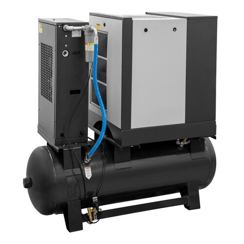 Compressor de ar de parafuso 15 hp 269,5L 11 bar - SRP 4015E LEAN TS