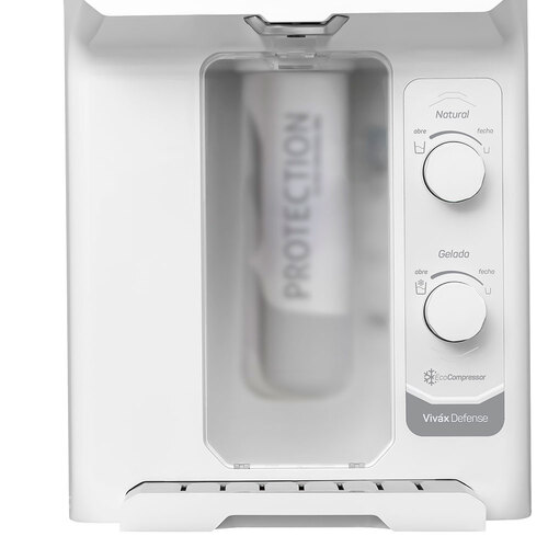 Purificador de �gua natural e gelada com compressor Branco - Viv�x Defense  110V