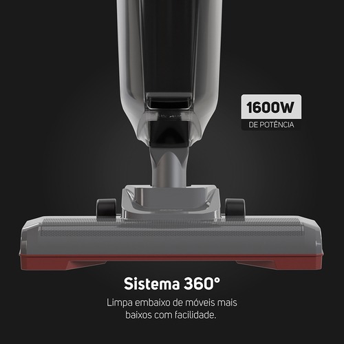 Aspirador de p� 3 em 1 port�til e vertical 1.600 watts - Power Speed Max  110V