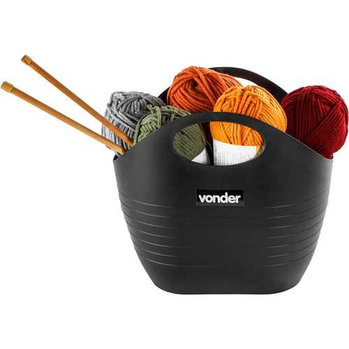 Bolsa pl�stica multiuso 8,5 litros preta
