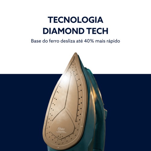 Ferro de passar a vapor 2200W Diamond Aeroceramic com vapor vertical - GCSTDPA8002  220V