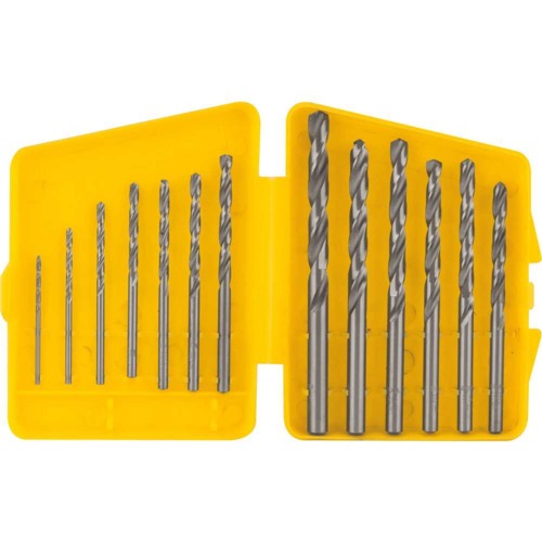 Jogo de brocas aço rápido 1,5 mm a 6,5 mm DIN338 com 13 peças Jogo de brocas aço rápido 1,5 mm a 6,5 mm DIN338 com 13 peças