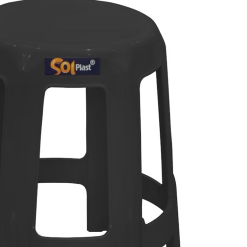 Banqueta pl�stica 6 p�s capacidade 152 Kg - Guaxuma