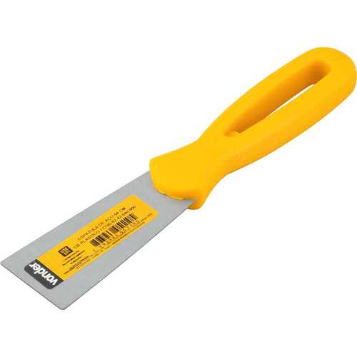 Esp�tula a�o 38 mm com cabo pl�stico l�mina 