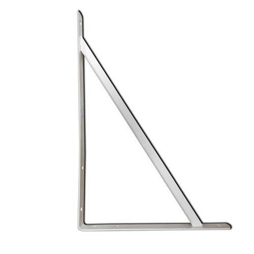 Cantoneira tipo m�o francesa 25 x 40 cm branco - BFH1532