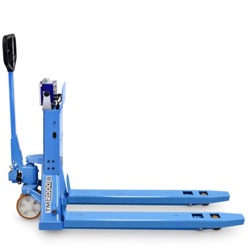 Transpalete hidr�ulico com balan�a garfo largo 2.000 kg 700 x 1150 mm - TM2000B