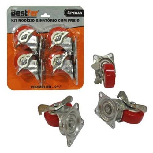 Rod�zio girat�rio com freio 2.1/2
