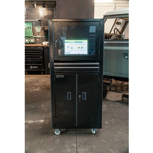 Rack fechado para computador com visor de acr�lico - RLL-29P