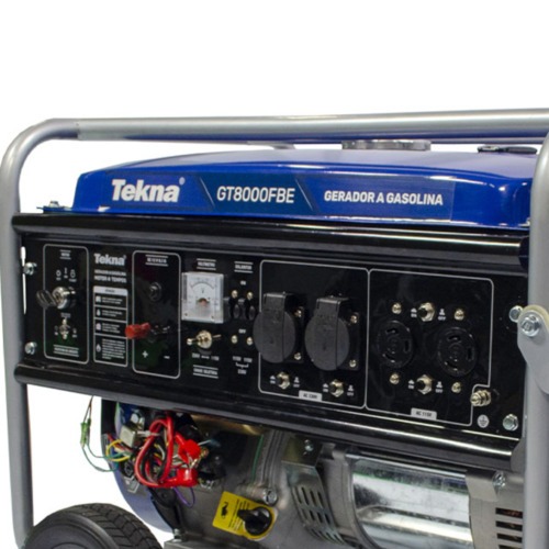Gerador de energia 7,2 Kva a gasolina partida elétrica com AVR - GT8000FBE 110V/220V Gerador de energia 7,2 Kva a gasolina partida elétrica com AVR - GT8000FBE 110V/220V