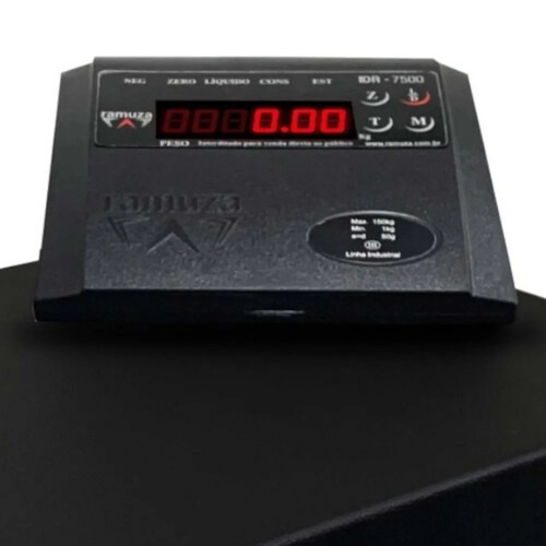 Balança digital com plataforma em aço carbono 100Kg x 20g - DP 110V/220V Balança digital com plataforma em aço carbono 100Kg x 20g - DP 110V/220V