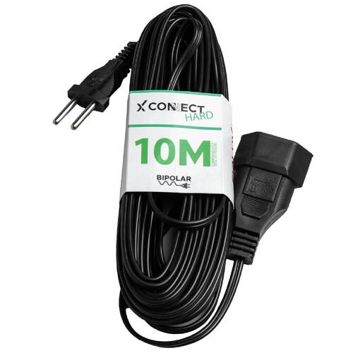 Extens�o el�trica 10 metros 1 tomada 2 x 0,75 mm 10A bipolar - Connect Hard