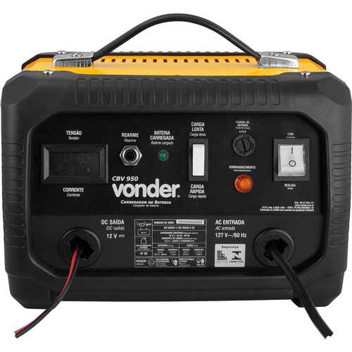 Carregador de bateria port�til 12 volts - CBV950  110V