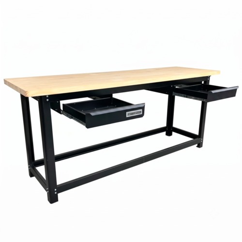Bancada desmont�vel aberta 2.000 x 600 mm com tampo de pinus