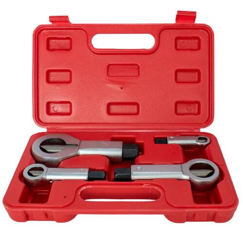 Kit de ferramentas para cortar e remover porcas danificadas 9 a 27 mm com 4 pe�as