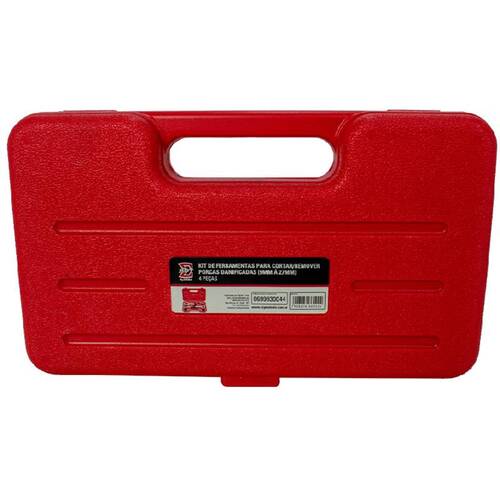 Kit de ferramentas para cortar e remover porcas danificadas 9 a 27 mm com 4 pe�as