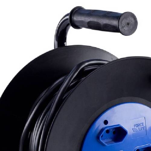 Extens�o el�trica 30 metros 3 x 1,00 mm 2P+T 10A com carretel