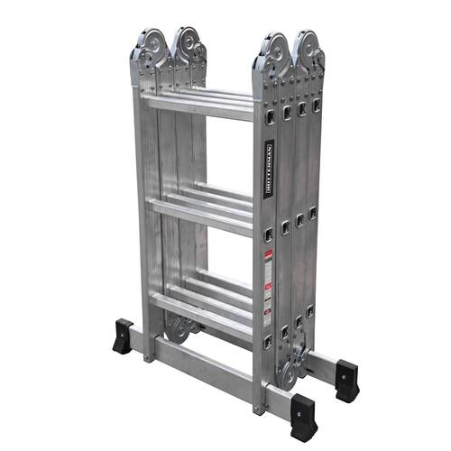 Escada multifuncional de alum�nio 3 x 4 com 12 degraus 11 em 1 - ESC0265RO