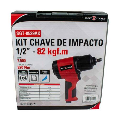 Chave de impacto pneum�tica encaixe 1/2