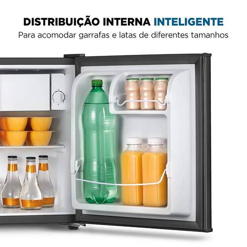 Frigobar 46 litros porta revers�vel preto - FGB-01-B50  110V