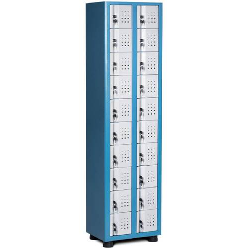 Arm�rio porta objetos com 20 compartimentos e 14 tomadas para celulares - AM-103