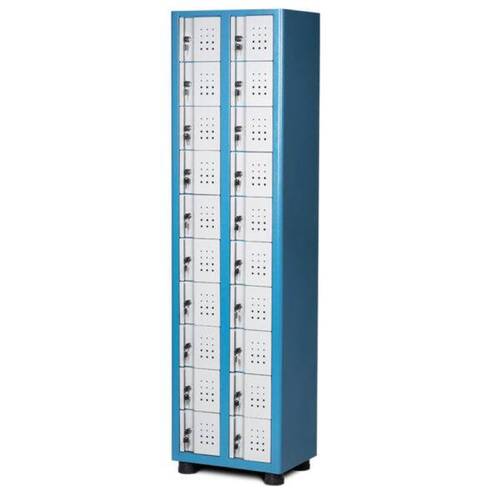 Arm�rio porta objetos com 20 compartimentos e 14 tomadas para celulares - AM-103