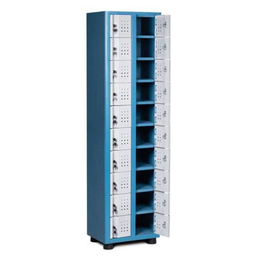 Arm�rio porta objetos com 20 compartimentos e 14 tomadas para celulares - AM-103