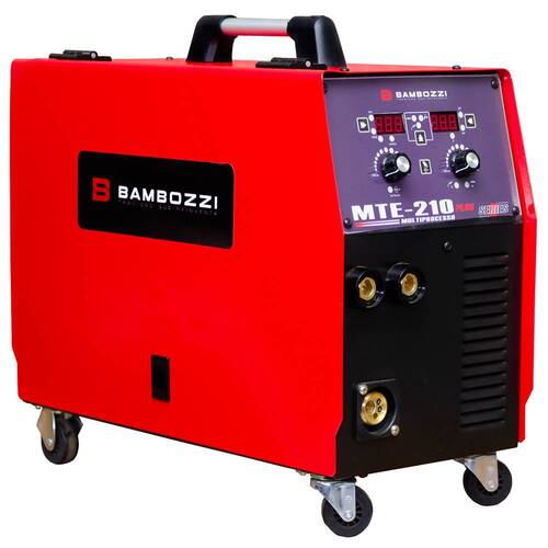 Inversora de solda multiprocesso 200A para Eletrodo e Mig - MTE-210  110V/220V