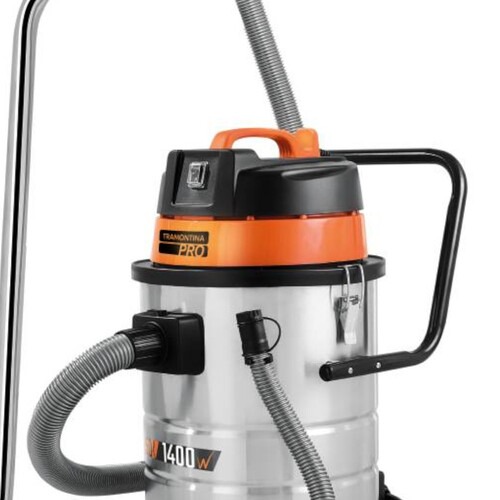 Aspirador de pó e líquido inox 1400 watts 50 litros - 44982/020 220V Aspirador de pó e líquido inox 1400 watts 50 litros - 44982/020 220V